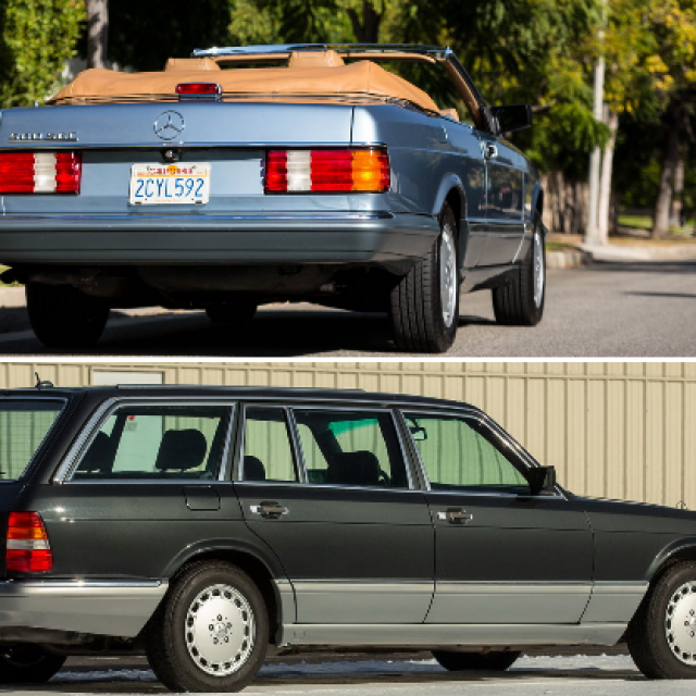 Mercedes 560 SEC Cabrio i TEL