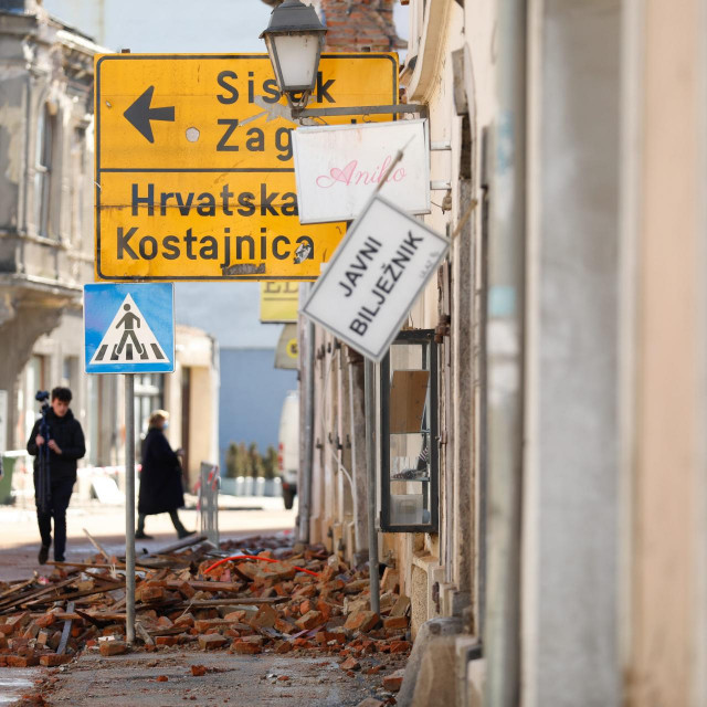 Petrinja nakon potresa