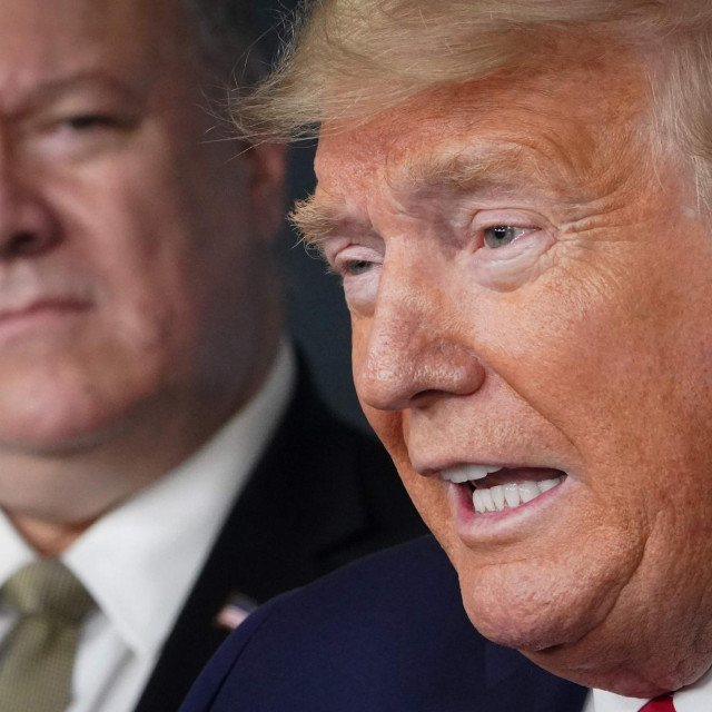 Mike Pompeo i Donald Trump, arhivska fotografija