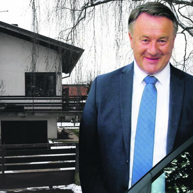 Kuća u Glini u državnom vlasništvu u kojoj živi Ivo Žinić (u krugu)