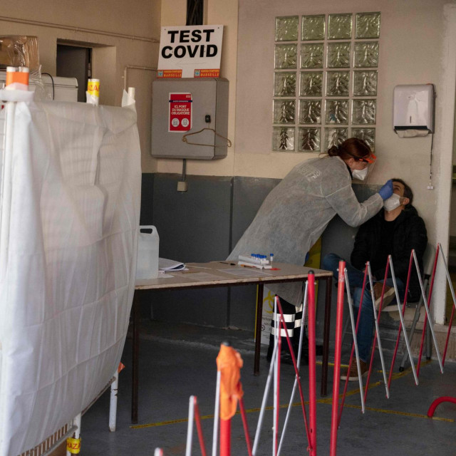 Testiranje na Covid u Marseilleu