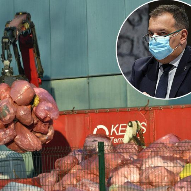 Otpad u KB Dubrava, Vili Beroš (u krugu)