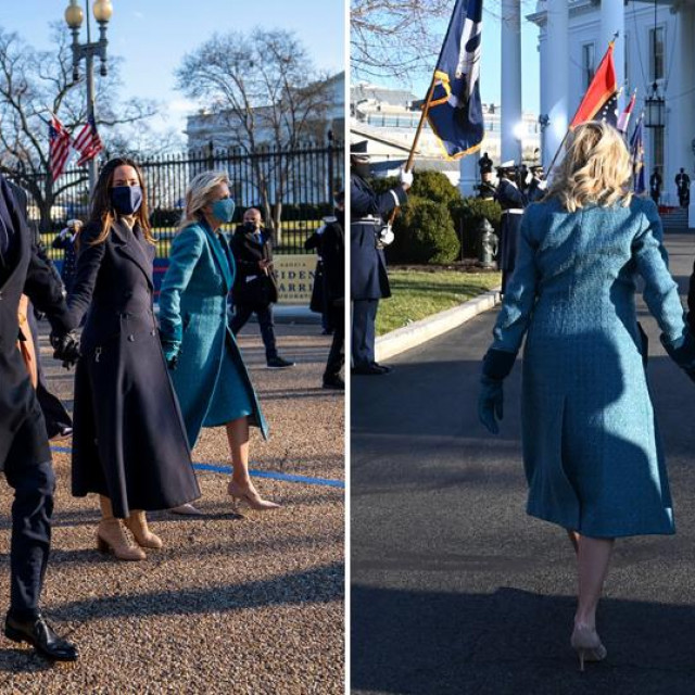 Joe i Jill Biden pri dolasku u Bijelu kuću