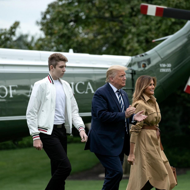 Barron Trump s roditeljima