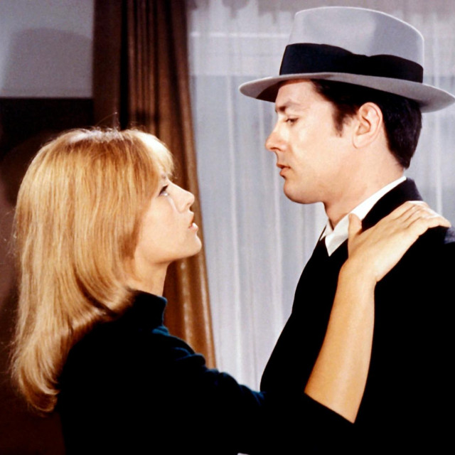 Nathalie i Alain Delon u filmu 'Samuraj'