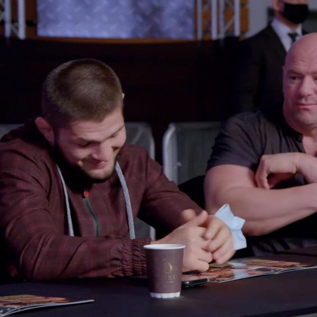 Khabib Nurmagomedov i Dana White