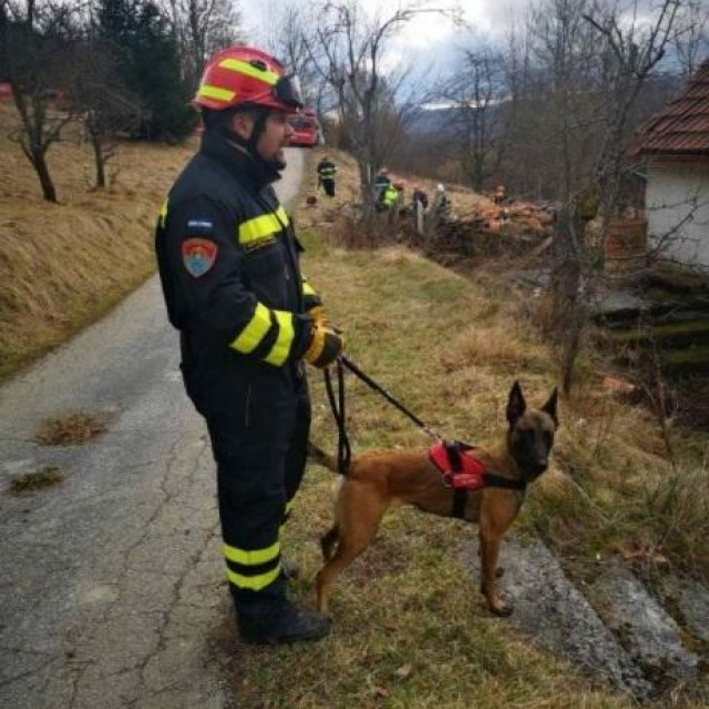 Srđan Botica i njegova potražna belgijska ovčarka Alis