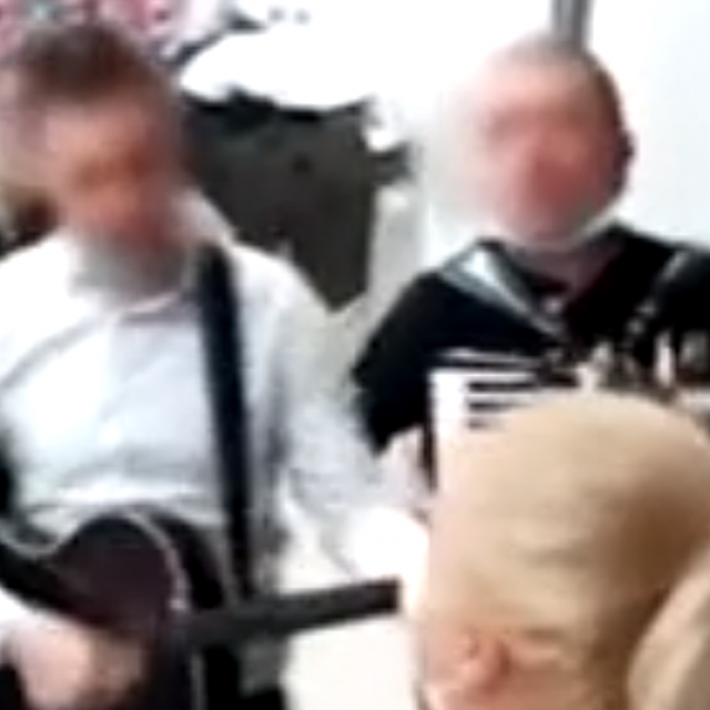 Prizor iz snimke zabave u KB Dubravi