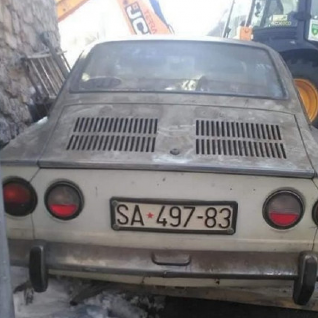 Fiat 850 Coupe pronađen u Sarajevu