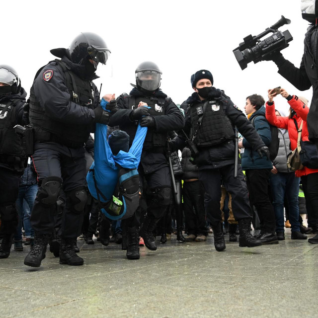 Prosvjedi i uhićenja u Moskvi