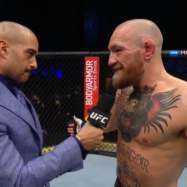Jon Anik i Conor McGregor