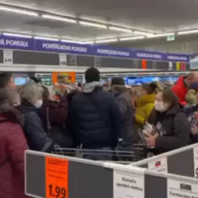 Kadar iz snimke nastale u poslovnici Lidla