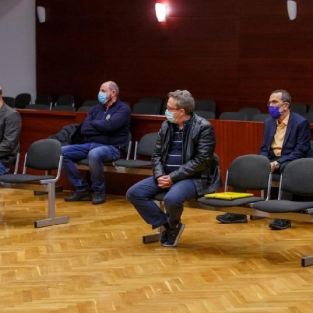 optuženi Suzana Jelavić, Dragiša Šušić, Mario Tafra, Boris Samardžija, Valter Nutrizio i Boran Uglešić