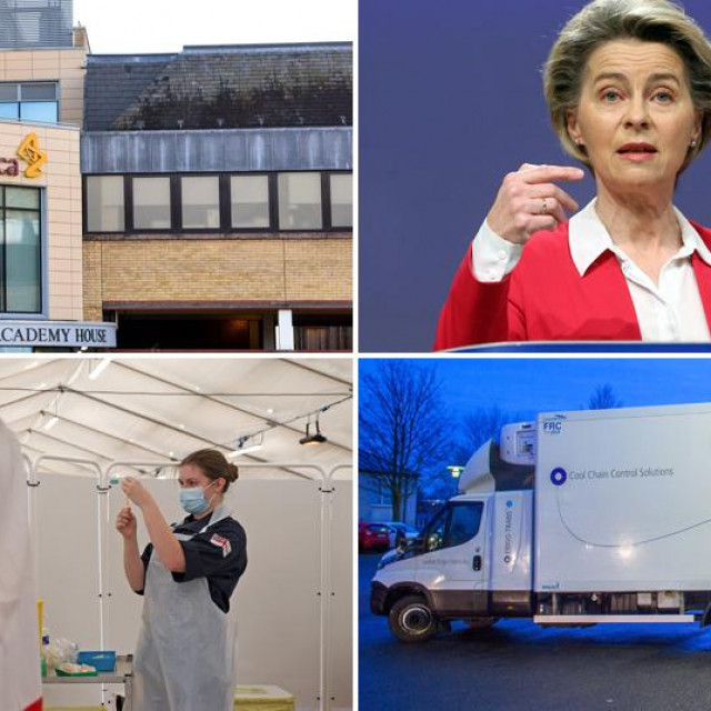 Astrazeneca, Ursula von der Leyen, cijepljenje u Britaniji, ilustracija dostave cjepiva