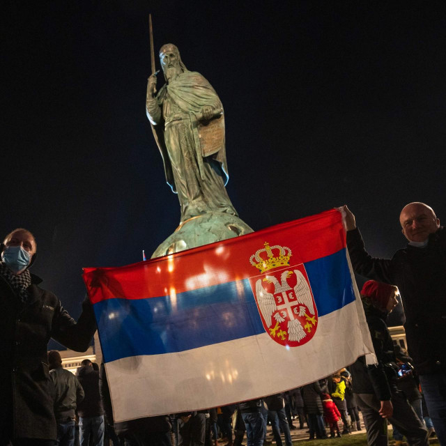 Otkrivanje spomenika Stefanu Nemanji