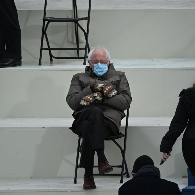 Bernie Sanders na inauguraciji