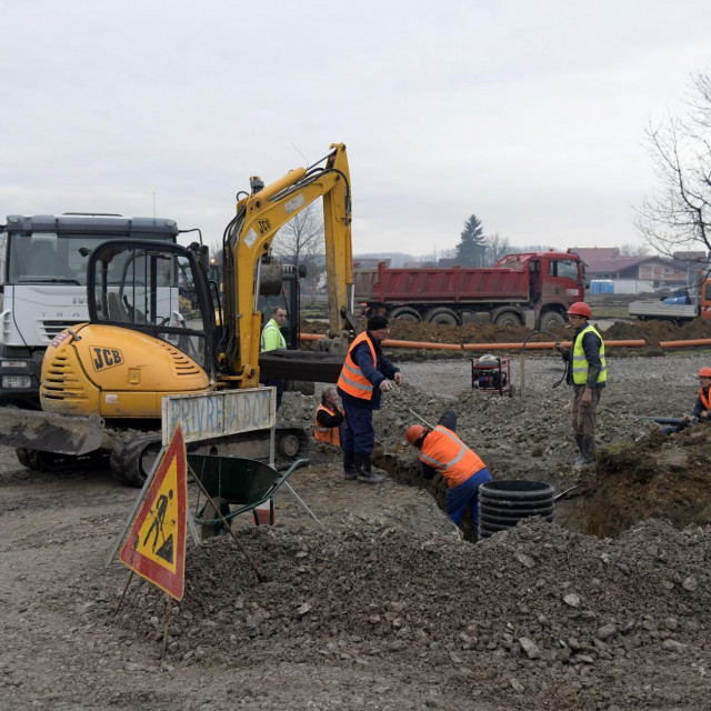 Izgradnja budućeg kontejnerskog naselja na Sajmištu u Petrinji