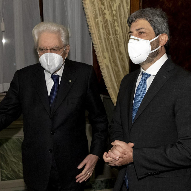 Sergio Mattarella i Roberto Fico