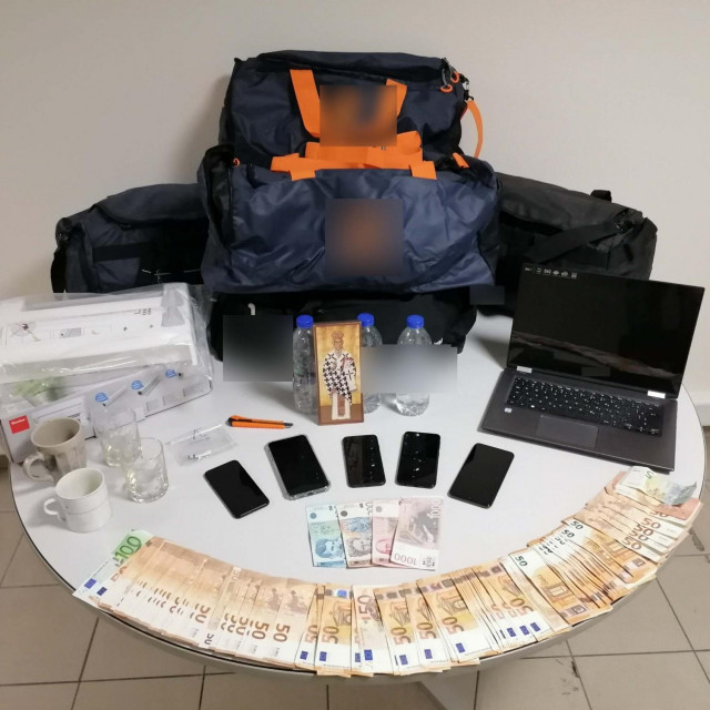 Novac zaplijenjena u Solunu