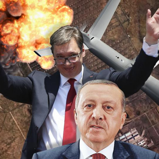 Aleksandar Vučić, Recep Tayyip Erdogan, dronovi