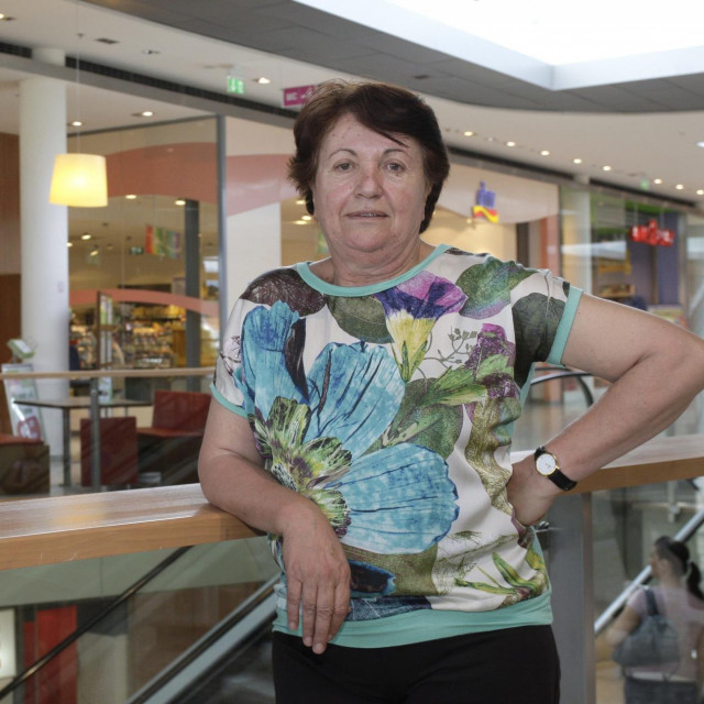 Vera Nikolić snimljena u Zagrebu 2012.