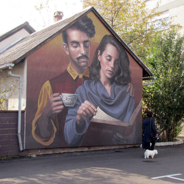 jedan od murala u Sisku (arhiva)