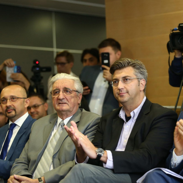 Miroslav Tuđman i Andrej Plenković