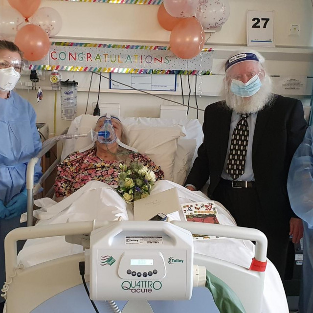 Vjenčanje u covid bolnici