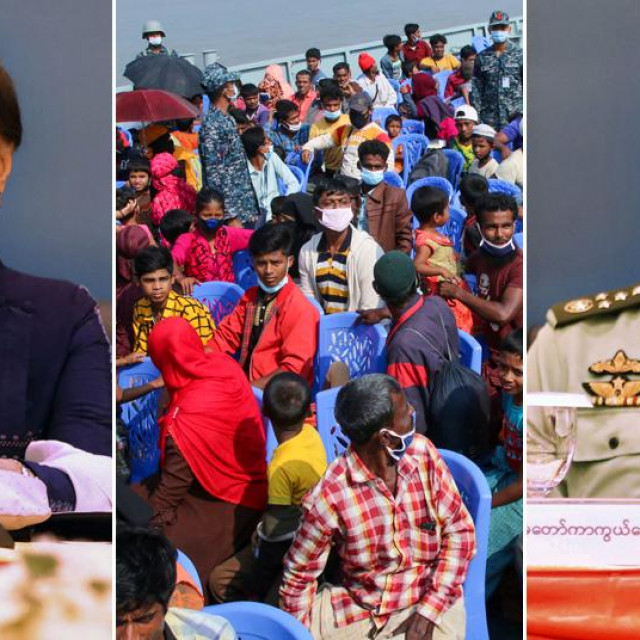 Aung San Suu Kyi; Rohidže; general Min Aung Hlaing