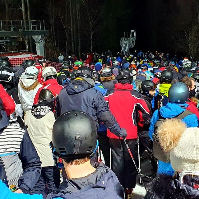 Noćne gužve na Sljemenu