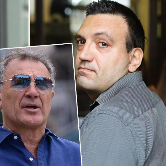 Blaž Curić i Franjo Varga, u sredini Zdravko Mamić