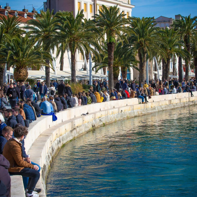 Prizor iz Splita 30.1.2021.