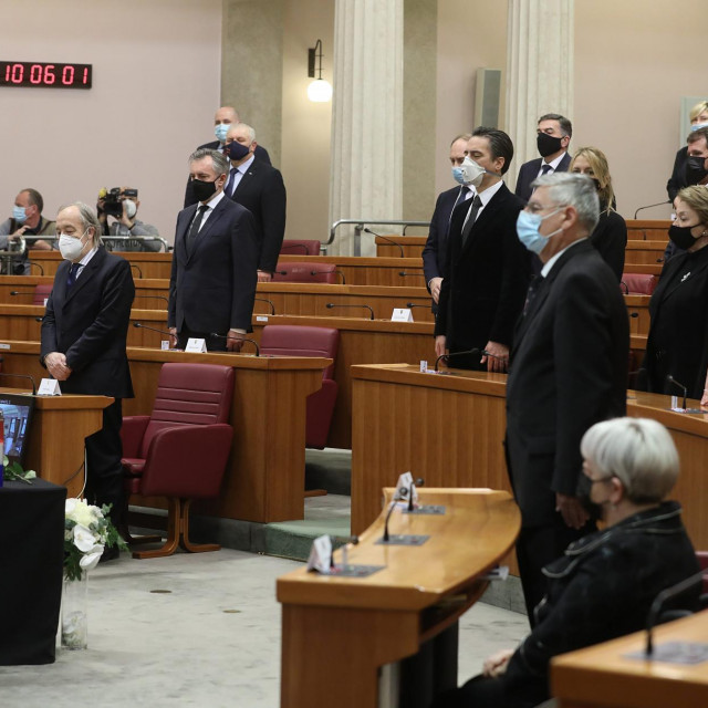 Komemoracija u spomen na saborskog zastupnika Miroslava Tuđmana