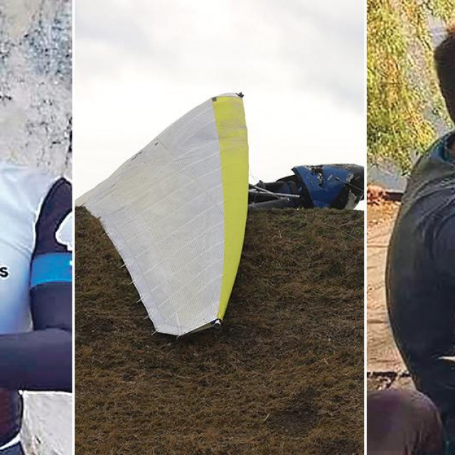 Matija Kovačević iz Čakovca živio je za bicikliranje i nema fotografije na kojoj se ne smije (slika lijevo); Mario Vuković je upravljao letjelicom, a fascinirao ga je let iznad vode (slika desno)