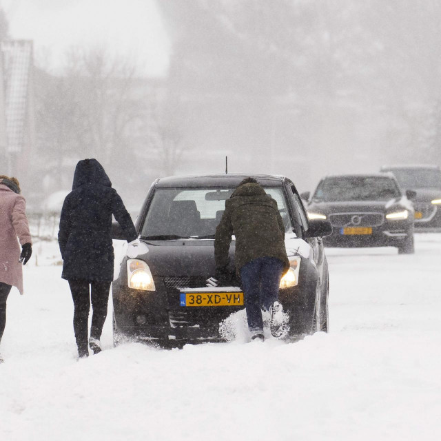 Snježna oluja u Nizozemskoj