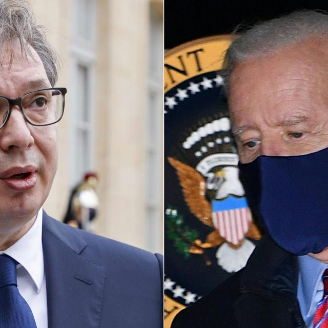 Aleksandar Vučić, Joe Biden