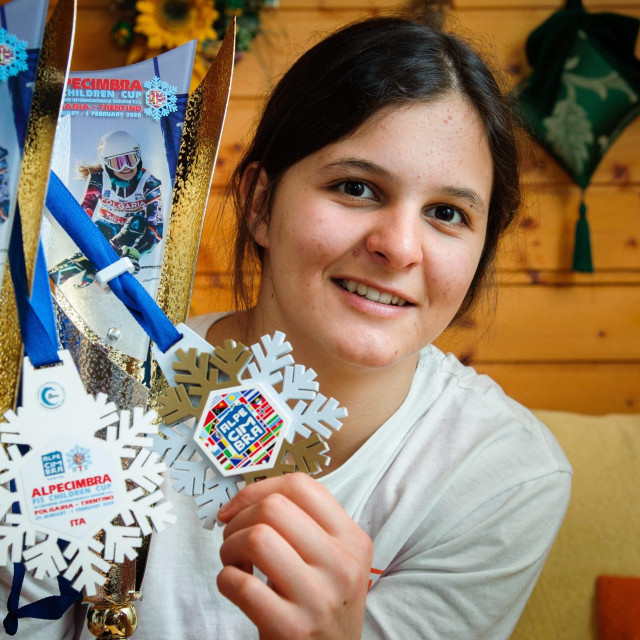 Zrinka s osvojenim trofejima