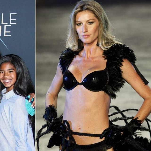 Natalia Bryant s roditeljima i sestrom; Gisele Bündchen