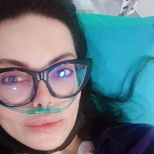 Nikolina Ristović u bolnici