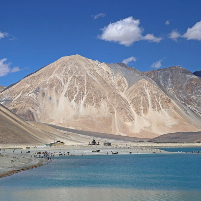 Jezero Pangong, točka prijepora