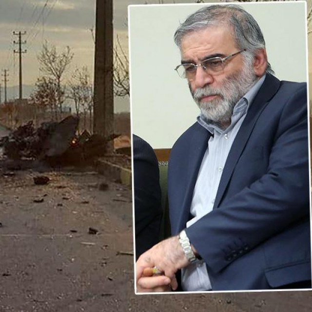 Mjesto ubojstva Mohsena Fakhrizadeha