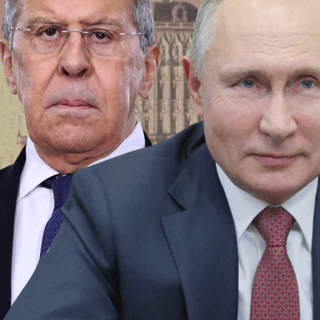 Sergej Lavrov, Vladimir Putin, Dmitrij Peskov