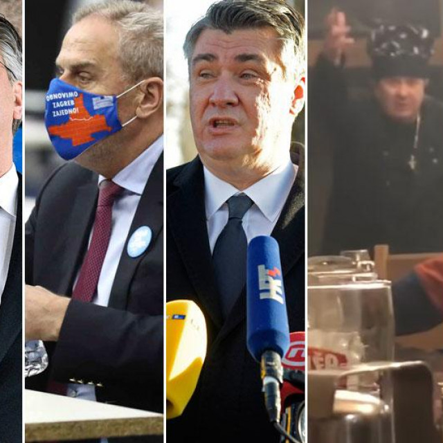 Andrej Plenković, Milan Bandić, Zoran Milanović, Željko Kerum, Davor Filipović, Damir Vanđelić