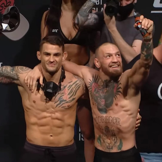 Dustin Poirier i Conor McGregor