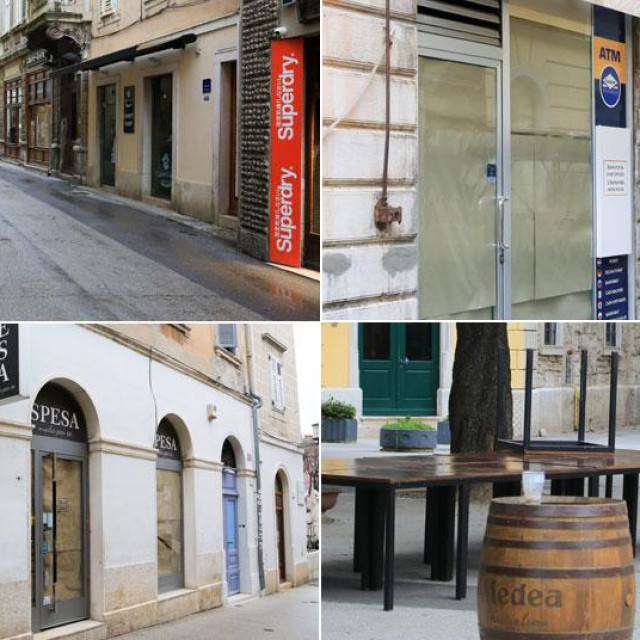 Pustoš u centru Pule