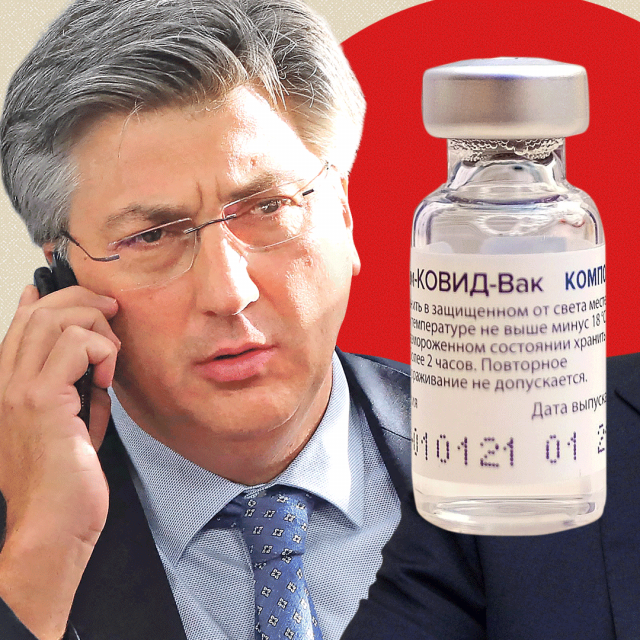 Andrej Plenković i Vladimir Putin