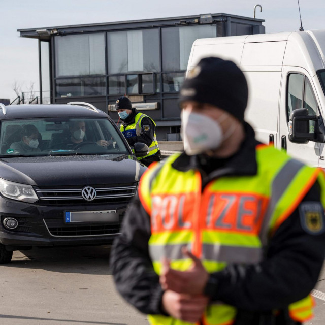 Češko-njemačka granica u Breitenauu na istoku Njemačke