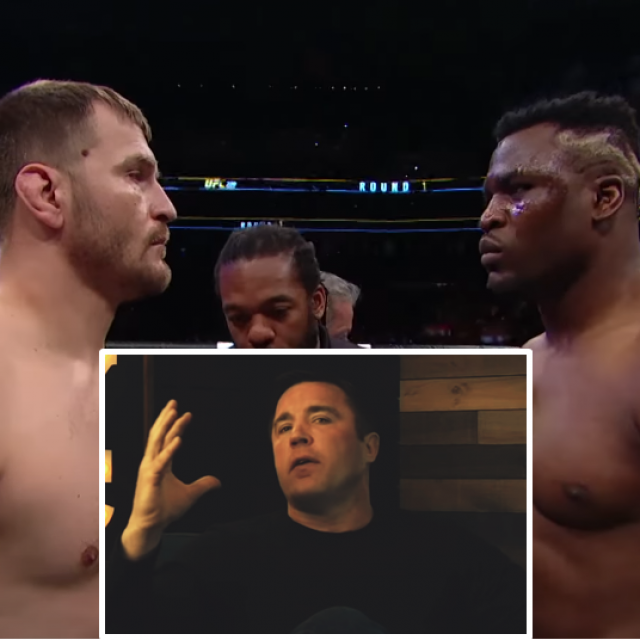 Stipe Miočić, Francis Ngannou i Chael Sonnen