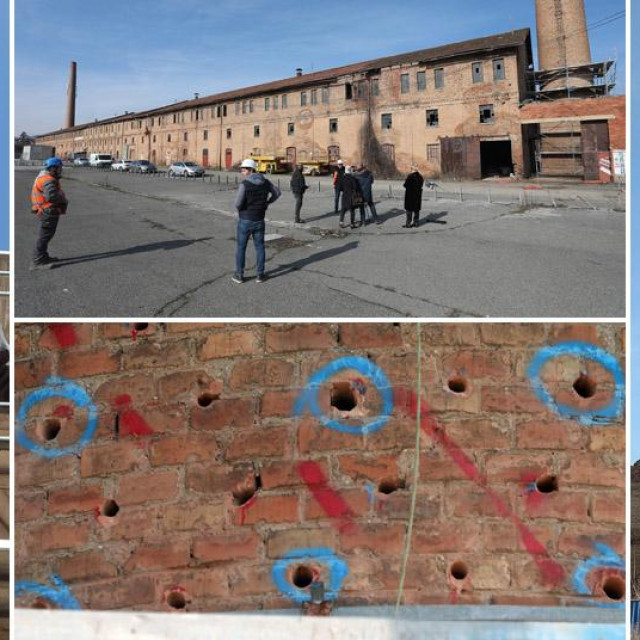 Pripreme za rušenje dva dimnjaka Ciglane stradala nakon potresa