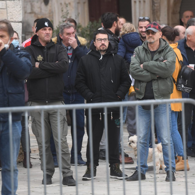 Prosvjed stožera za obranu Brodotrogira
 